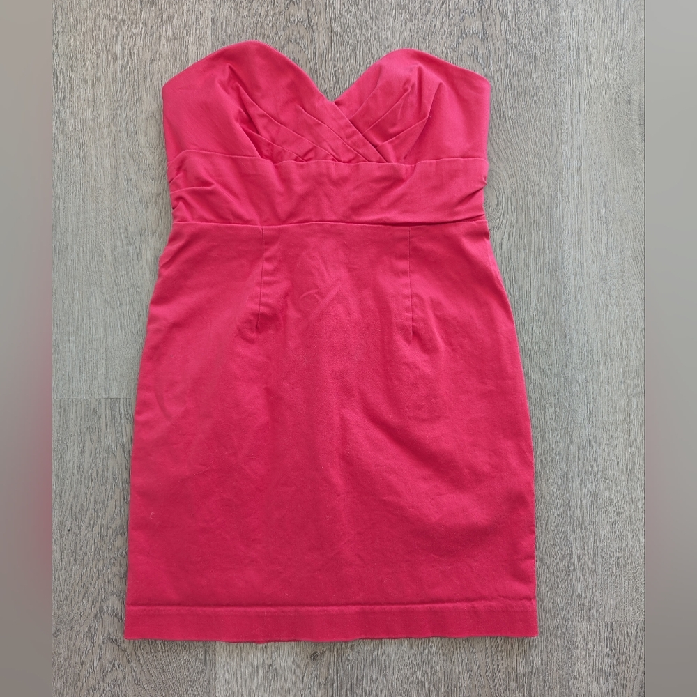 Pink Strapless Dress